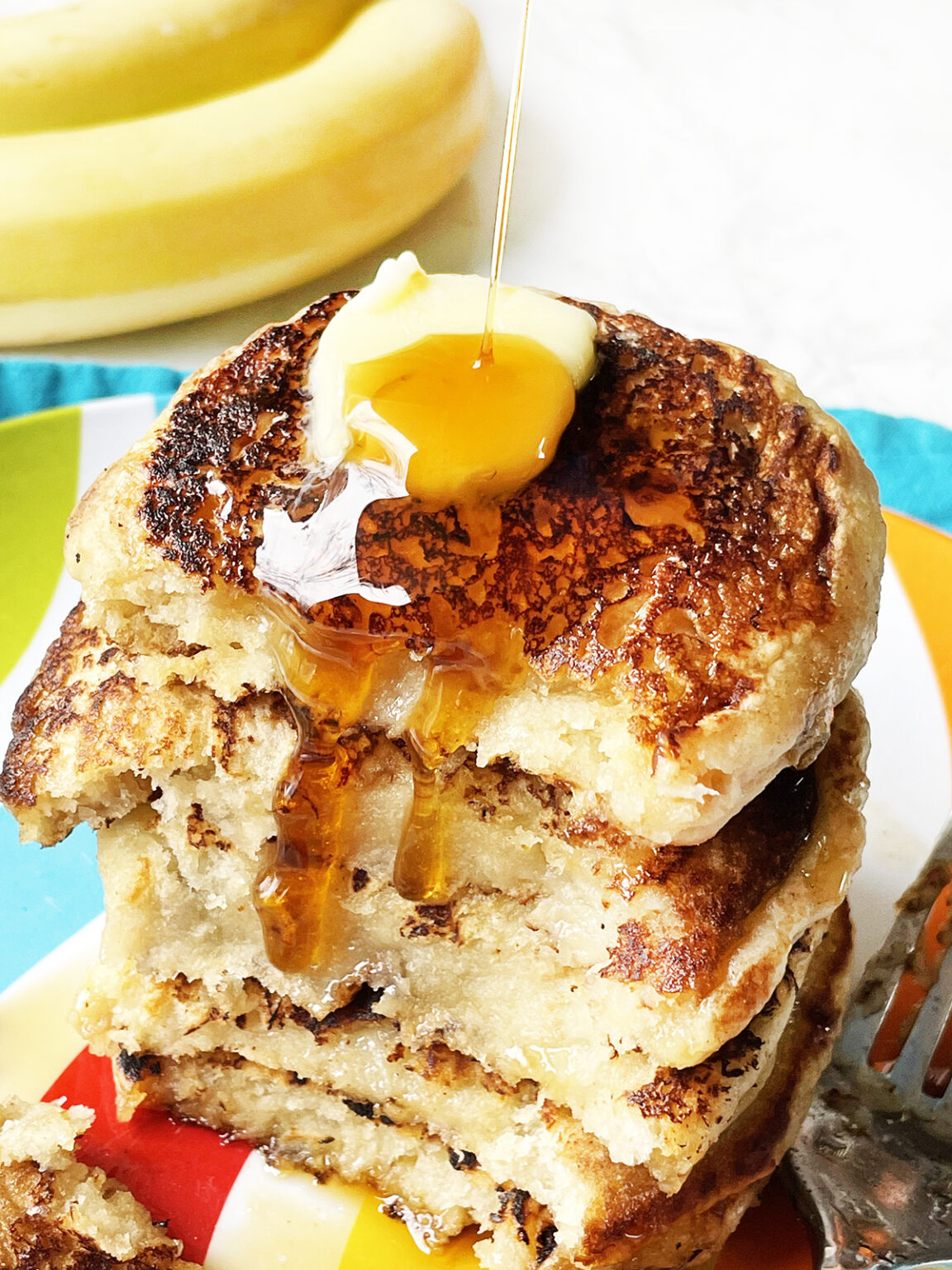 Banana Applesauce Pancakes No milk or eggs! Easy Breakfast Ideas