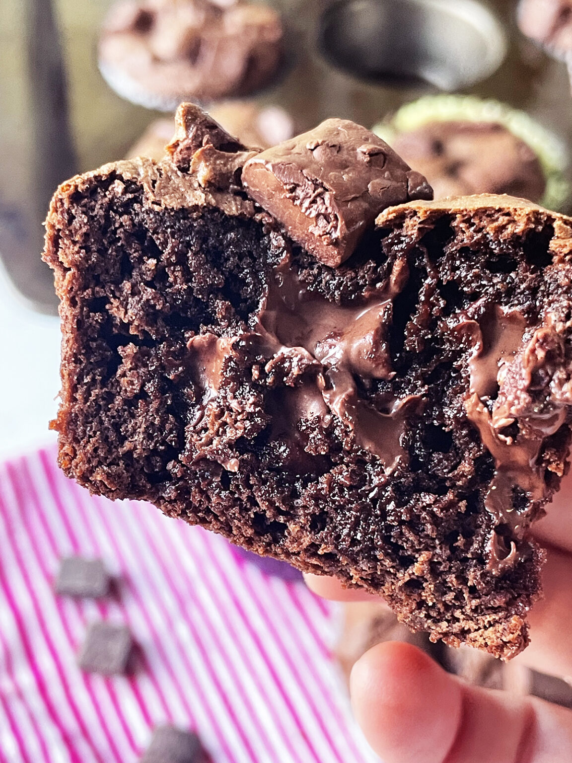 Cake Mix Chocolate Muffins Only 4 ingredients! Easy Breakfast Ideas